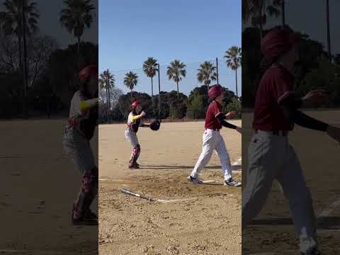 2025年3月9日 【梅田バッティングドームカップ】ハッピージョイクラス　vs 幸徳デビルバッツ　#野球　#baseball #shorts