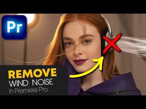 How To REMOVE Background WIND NOISE In Premiere Pro