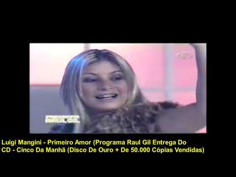 Luigi Mangini - Entrega DISCO DE OURO - RAUL GIL - Série História MUSICA  PRIMEIRO AMOR - Cópia