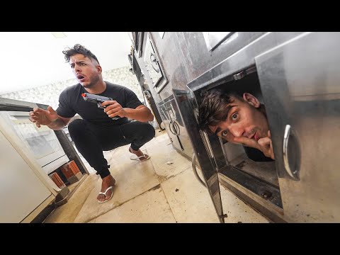 ESCONDE ESCONDE COM AIRSFOT QUE EU DESISTI DE TÃO DIFÍCIL