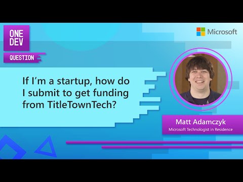 If I’m a startup, how do I submit to get funding from TitleTownTech?