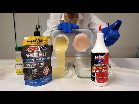AMSOIL VS Lucas Full Synthetic Gear Lube Difference