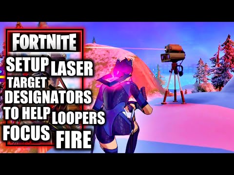 Set Up Laser Target Designators to Help Loopers Focus Fire - Fortnite Resistance Week 6 Quest