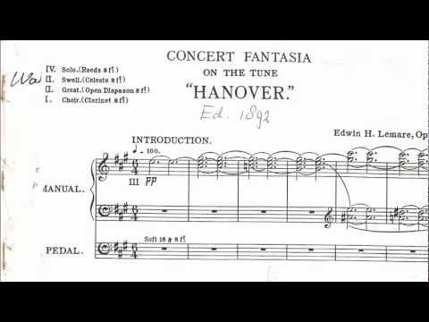 Edwin H. Lemare CONCERT FANTASIA 'Hanover' Willem van Twillert Seifert organ  Heinsberg  Liver Rec.