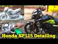 Learn Bike Detailing In Easy Steps Honda SP125 Bike Detailing Bike Complete Restoration