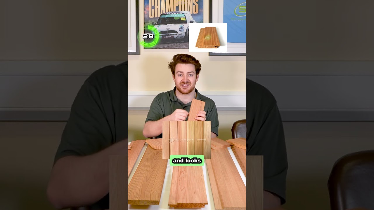 Every Western Red Cedar Cladding Profile Explained in 45 Seconds