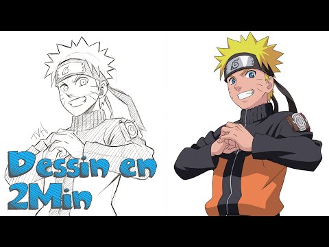 Dessin en 2 min: Naruto Uzumaki - Naruto Shippuden