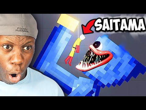 ONE PUNCH MAN vs HUGGY WUGGY the INSANE BATTLE!