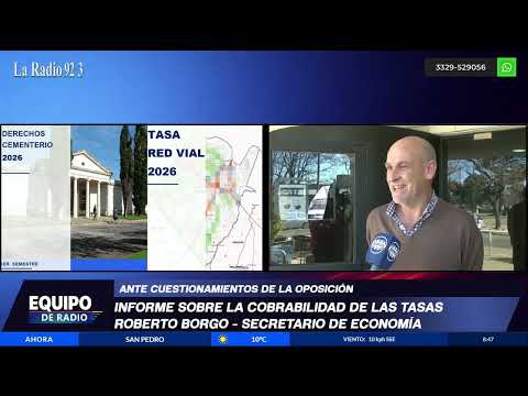 Presentaron un informe de cobrabilidad de tasas municipales
