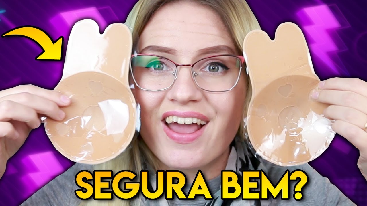 Testei vários tipos de SUTIÃ de ADESIVO. *que estranho!*