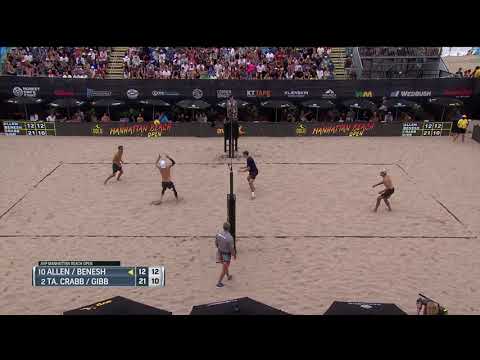 Crabb Brings The Six Pack To The MBO | AVP Manhattan Beach Open 2021