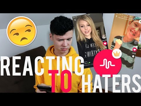 REACTING TO MY HATERS MUSICAL.LYS PT. 4