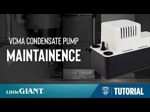 Little Giant VCMA Condensate Pump Maintenance