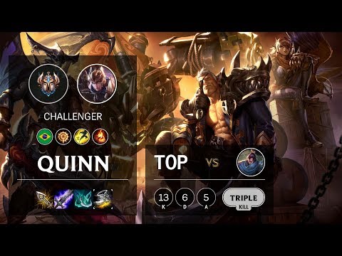 Quinn Top vs Yasuo - BR Challenger Patch 10.8