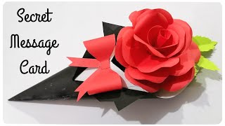 Secret Message Card |Handmade Valentines Day Card for Boyfriend | Valentines Day Gift ideas |