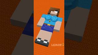 How to survive on a HEROBRINE GIRL ? #shorts #minecraft