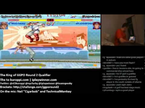 "KING OF GGPO" Tournament - "ROUND 2" - FINALS - Hyphenated (Fei Long) vs Kyouya (Dictator)