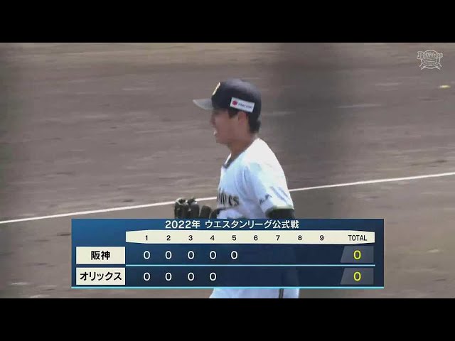 【ファーム】バファローズ・辻垣高良が粘りの投球で自身初の5回を投げ切り無失点!! 2022年6月19日 オリックス・バファローズ 対 阪神タイガース