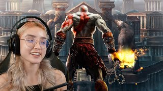 First Time Watching God of War 3 2008 E3 and Official TRAILER Reaction