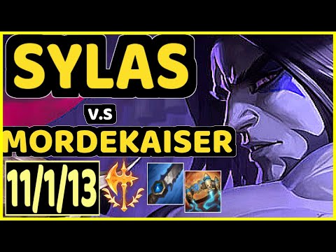 MEMENTO (SYLAS) vs MORDEKAISER - 11/1/13 KDA JUNGLE CHALLENGER GAMEPLAY - EUW