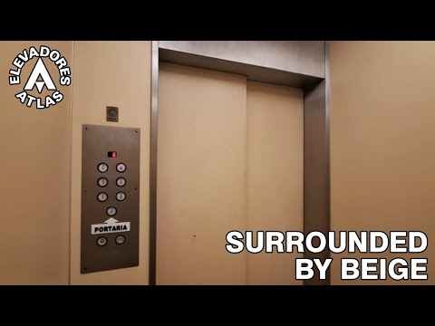 Tiny ATLAS Ômega Traction Elevators - Constelle Office Bldg. - GO, BR