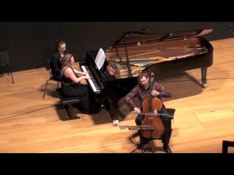Brahms op78 3d Mvt Leonid Gorokhov cello Valeriya Myrosh piano