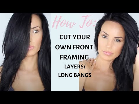 How To: Cut Your Own Front Framing Layers/Bangs at home