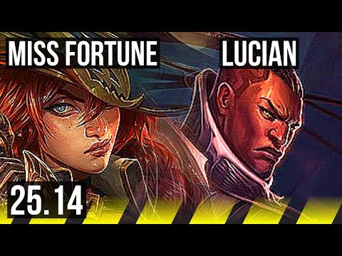 MISS FORTUNE & Nautilus vs LUCIAN & Milio (ADC) | 53k DMG, 10/5/18 | EUW Master | 25.14
