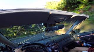 Driving 2005 Mercedes Benz CLK 320 A209 POV