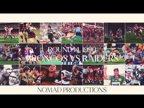 NSWRL Round 14, 1990 - Brisbane Broncos vs Canberra Raiders