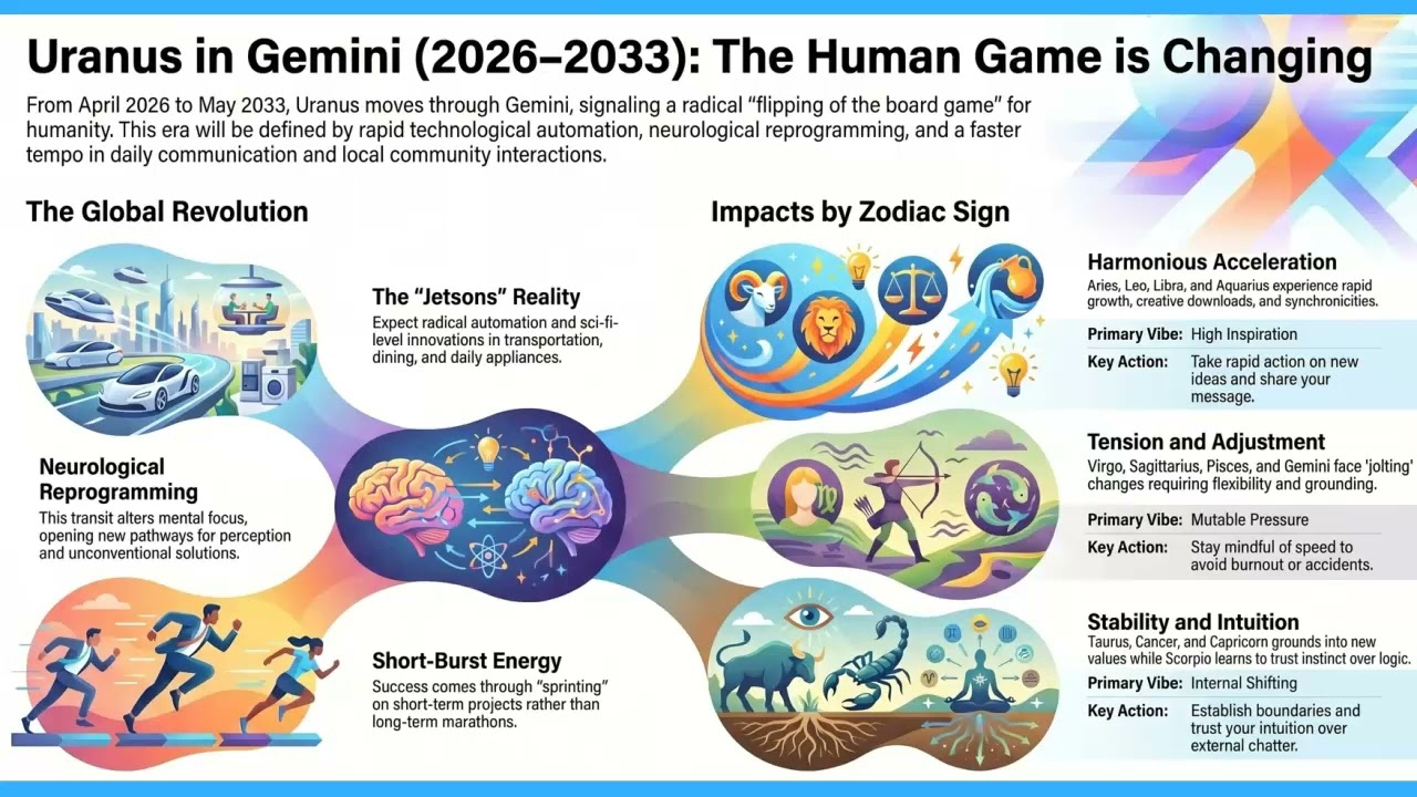 Uranus In Gemini Interacting With All 12 Astrology Signs ~Fast Moving Changes, Ideas, Life Endeavors