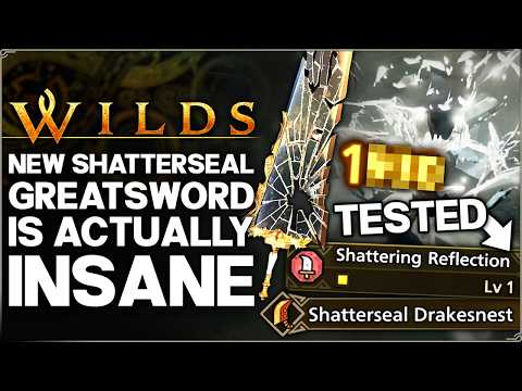 Monster Hunter Wilds - New Shatterseal Great Sword & Skill is OP - Testing, Builds & Best Guide!