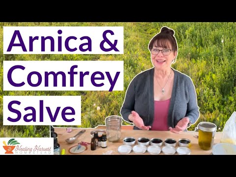 Arnica & Comfrey Salve for Bruises, Pain, Sore Muscles, Inflammation