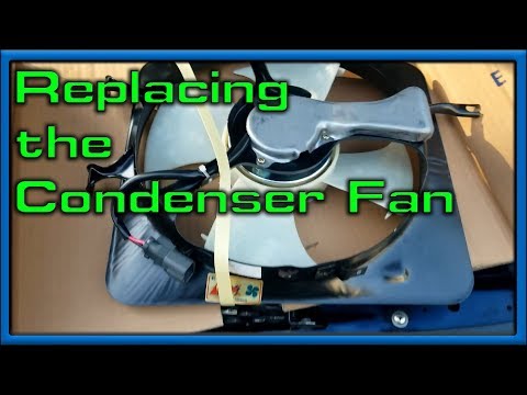 97 01 Honda CRV RD1 Replacing the Condenser Fan