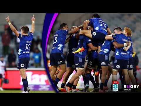 Beauden Barrett match winning drop goal vs Brumbies 2022