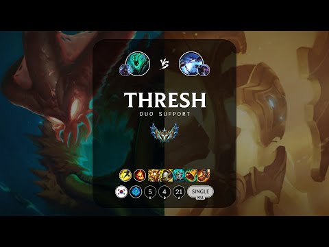 Thresh Support vs Xerath - KR Challenger Patch 13.15
