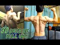 【懸垂30日間チャレンジ】背中の筋肉はどれほど成長するのか？