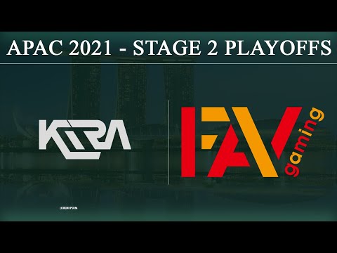 KIRA vs FAV @Chalet Game 2 | KIRA vs FAV gaming | APAC League - Stage 2 Playoffs (26 July 2021)