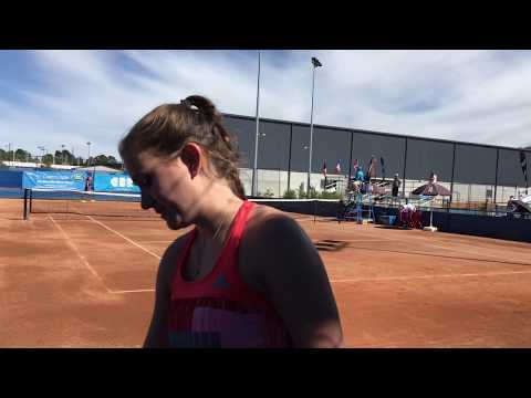 ACT Clay Court International Tennis - Katy Dunne [5] v Olivia Tjandramulia 2-6 6-3 6-3
