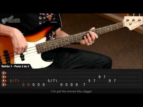 download lagu mp3 mp4 Maroon 5 Moves Like Jagger Bass Tab, download lagu Maroon 5 Moves Like Jagger Bass Tab gratis, unduh video klip Maroon 5 Moves Like Jagger Bass Tab