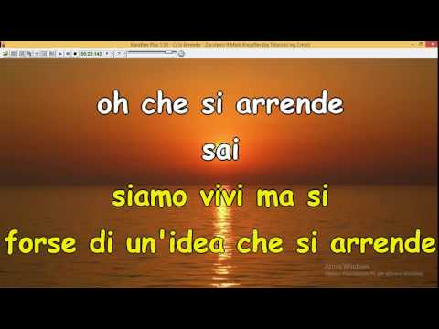 Ci Si Arrende - Zucchero (ft M Knopfler)lyrics+karaoke by Tituccio Ascoli Satriano (Fg)