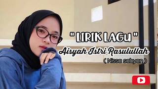 Download lagu NISSA SABYAN - AISYAH ISTRI RASULULLAH (LIRIK) mp3 Download lagu NISSA SABYAN - AISYAH ISTRI RASULULLAH (LIRIK) mp3