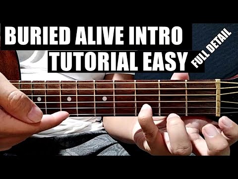 Buried Alive Intro Tutorial A7x Acoustic Easy | Buried Alive Tutorial de introducción Avenged