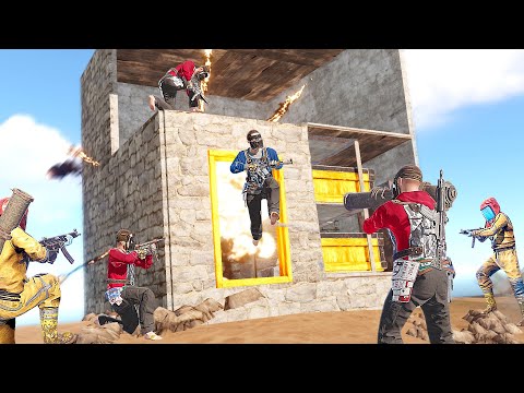 THEY KEPT TRYING TO ONLINE RAID US! (RUST)
