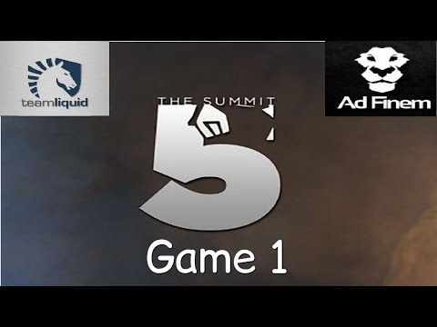 Liquid vs Ad Finem - Game 1 - The Summit 5 - QF - Highlights