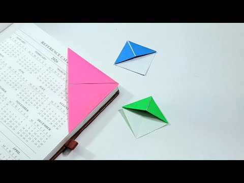 How to Make an Origami Corner Bookmark |Super Easy Tutorial with Step-by-Step Guide