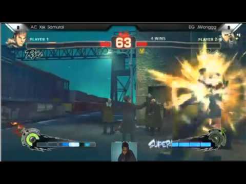 Final Round 16 - SSF4AE - EG Justin Wong VS AC SxK Samurai