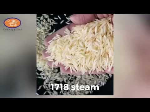 White 1718 steam basmati rice