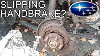 How to Fix a Slipping Subaru Forester Hand Brake/E-Brake
