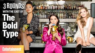 Three Rounds w/ Katie Stevens, Aisha Dee & Meghann Fahy from 'The Bold Type' | Entertainment Weekly video